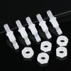 5pcs 3~8mm Aquarium Pagoda Joints Straight Connectors Thread Hex Nut Hose Fittings Fish Tank Adapter