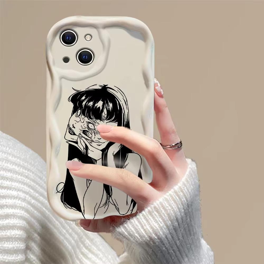 Хоррор Дзюндзи Ито Горячие комиксы Томиэ Чехол для телефона Для iPhone 16 15 14 13 12 11 Pro Max XS X XR 7 8 SE Ударопрочный Мягкий чехол