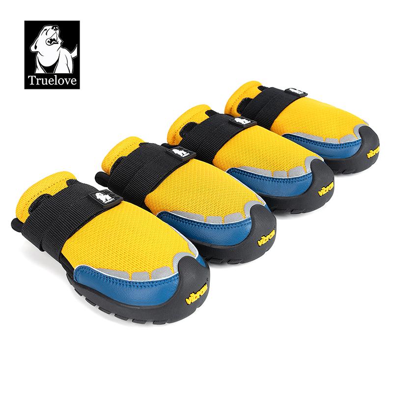 Truelove Обувь для животных Подошва Vibram Светоотражающая Прочная Противоскользящая Мягкая Сетка Нейлон Удобная Для улицы НОВИНКА 2/4 шт. Тренировочная TLS4862