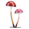 Mushroom Outdoor Decor Iron Multifunctional Mushroom Yard Decoration for Patio Lawn