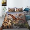 Cartoon Dinosaur Digital Printing Bedding Two Or Three Piece Digital Printing Polyester