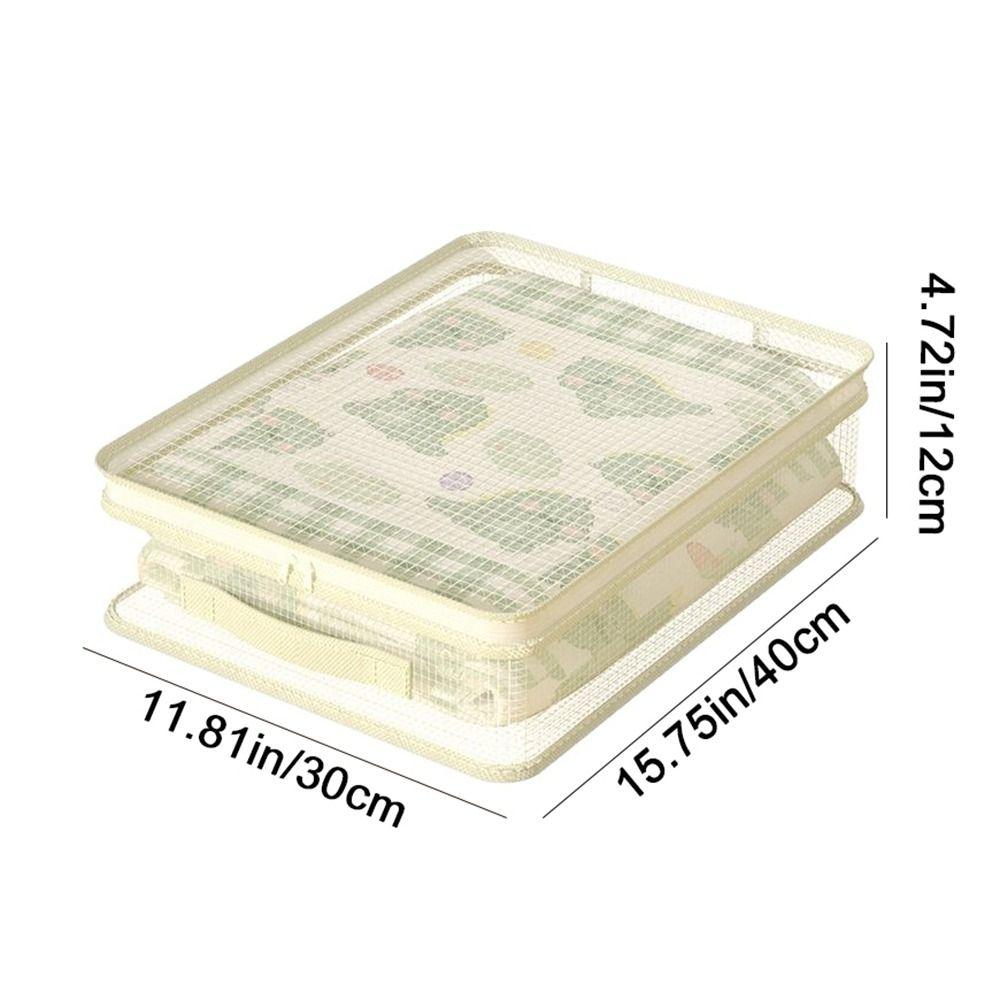2Pcs PVC Clothes Quilt Storage Bag Transparent Foldable Blanket Pillow Storage Container Large Capacity Dustproof