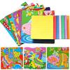 6/12pcs EVA Sticky Kids 3D Mosaics Puzzle Toy Foam Handmade DIY Art Cartoon Pattern Creative Educational Toys for Children TMZ