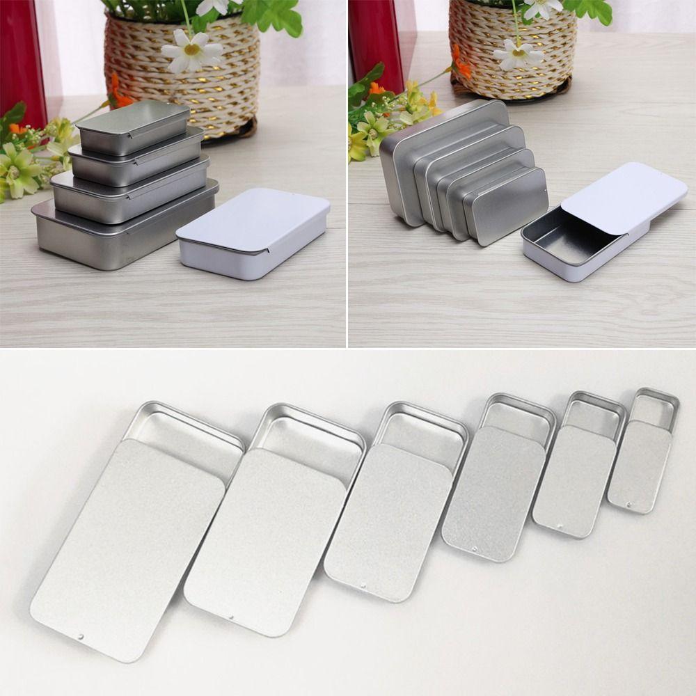 Коробка для отделки небольших предметов разных размеров, жестяная тарелка, упаковка для конфет, мини-железная коробка для конфет