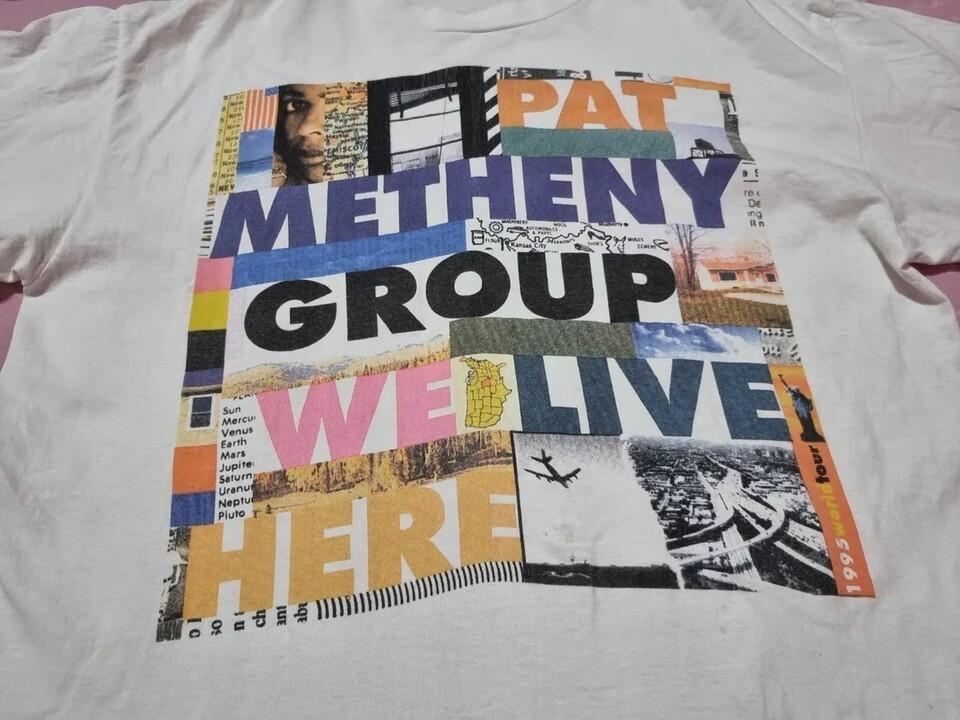 Pat Metheny Group We Live Here World Tour Shirt White Unisex S2345XL Unisex T-Shirt