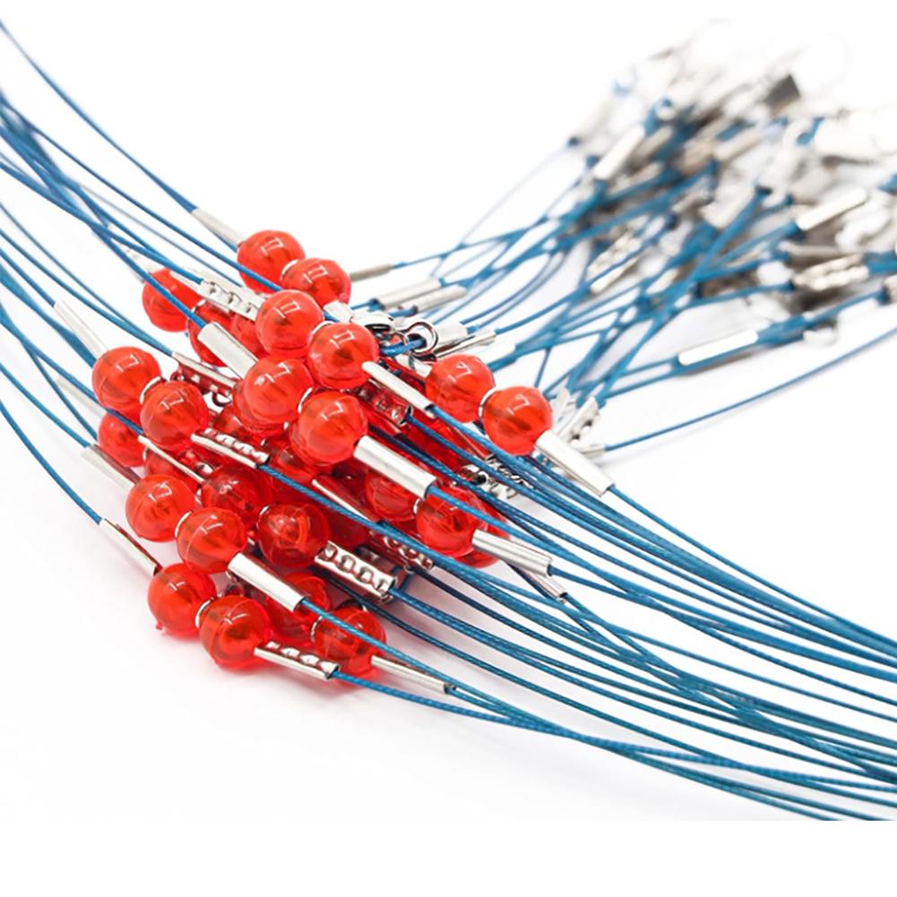 6шт приманка лидер леска анти-клещ нейлоновая проволока высокопрочная рыболовные снасти для наживок и крючков рыболовные принадлежности