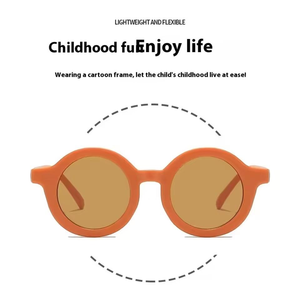 kids sunglasses For Boys And Girls Fashion Photography Protection New Trendy Edition 1-7 year Baby Sunglasses