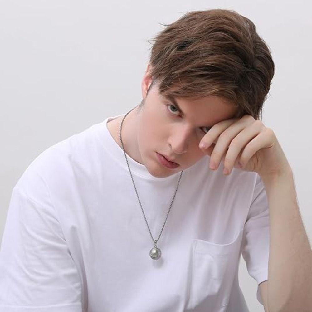 Двухцветное баскетбольное ожерелье, ювелирное изделие, футбольное мужское ожерелье, мужской кулон для футбольного болельщика, спортсмена