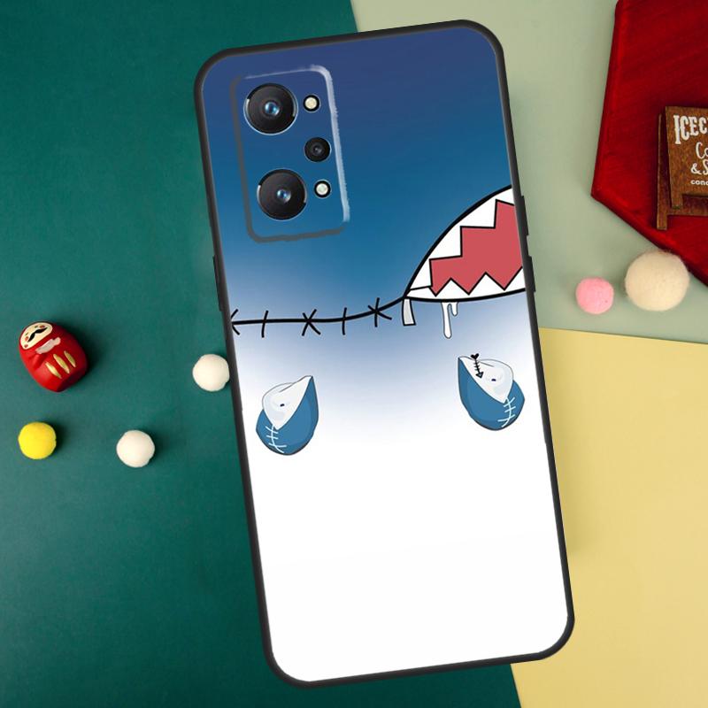 Anime Hololive Gawr Gura For Realme 10 11 12 13 14 Pro Plus C67 C65 C63 C61 C55 C53 C51 C35 C71 C75 GT7 15 Pro Case