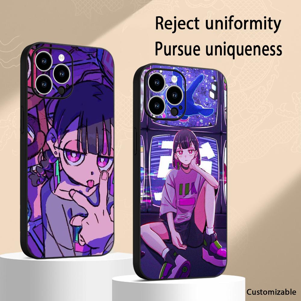 Zutomayo japan singer pattern Phone Case For iPhone 16 16e 15 14 13 12 11 Plus Mini Pro Max Soft black Shockproof Cover