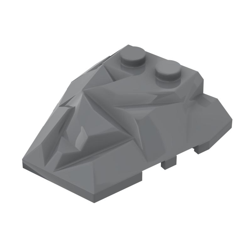 MOC 1 шт. 64867 Клин 4x4 Строительные блоки Фрагментированный Многоугольник Верхние Кирпичики Частичный Головоломка Идея Сборка Игрушка Детские Подарки на День Рождения