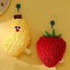 Absorbent Microfiber Wipe Handball With Hanging Loops Hand Towels Cute Chenille Hand Towels