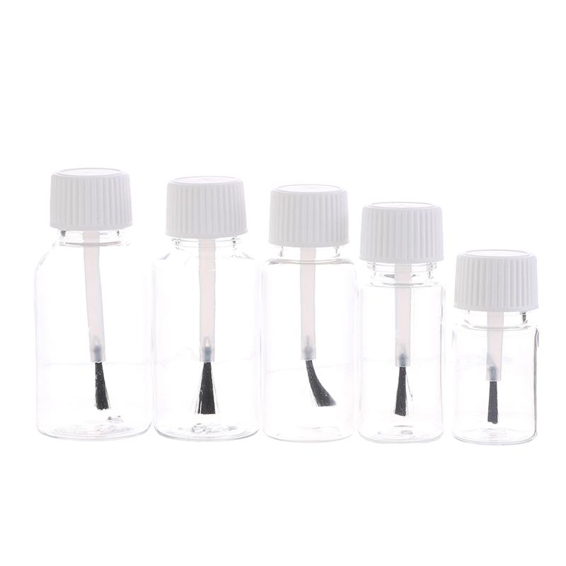5/10/15/20/30 мл Пластиковые многоразовые пустые флаконы для лака для ногтей герметичные банки для хранения жидкие пустые флаконы с колпачком для кисточки своими руками