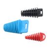 15-62mm Motorcycle Exhaust Pipe Plug Dust-proof Water Proof Exhaust Wash Plug PVC Universal Tailpipe Rubber Air Bleeder Plug