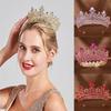 Water Diamond Crown Headwear European Bride Alloy Crown Hair Accessory Baroque Dress Setting Accessories
