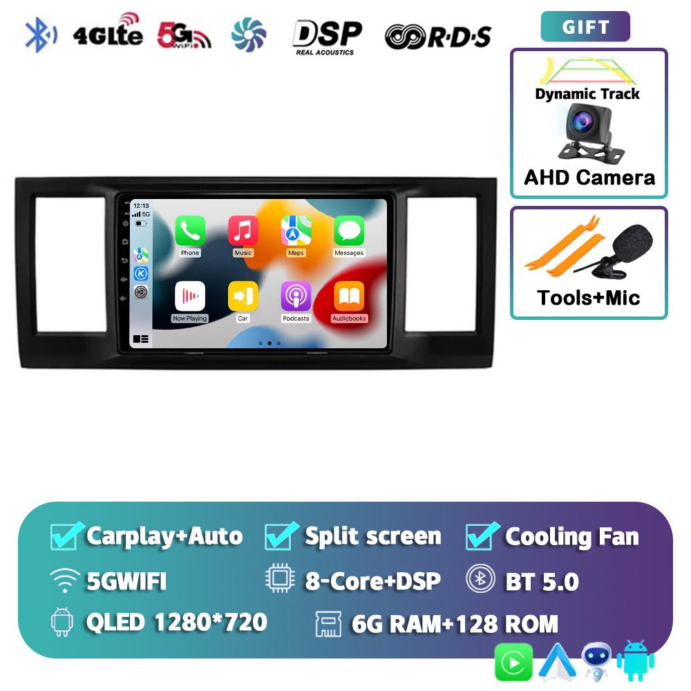 Android 14 Carplay Автомагнитола для VW Volkswagen Caravelle 6 T6 2015-2020 Мультимедийный Видеоплеер Навигация GPS Стерео Аудио