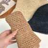 1PC Beach Korean Straw Hat Summer Women Visor Bucket Hat Fisherman Hat Hand Weaving Panama Girl Fishing Chapeau Sun Hats Tool