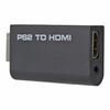 Portable PS2 To HDMI 480i/480p/576i Audio Video Converter with 3.5mm Audio Output Supports All PS2 Display Modes PS2 TO HDMI