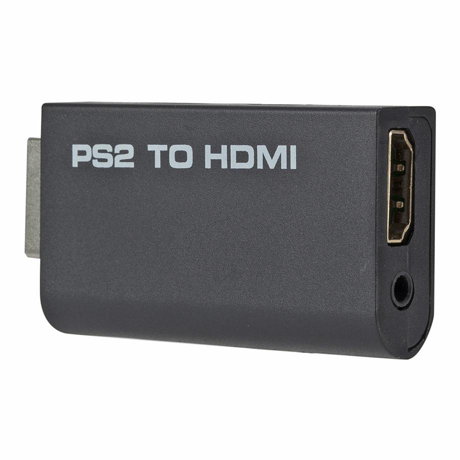 Портативный преобразователь аудио-видео PS2 в HDMI 480i/480p/576i с аудиовыходом 3,5 мм, поддерживает все режимы отображения PS2 PS2 в HDMI