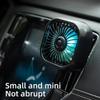 New Car Air Outlet Cooling Fan USB Color Light Low Noise Auto Interior Automotive Supplies Cooler Multifunction Mini Car Fan