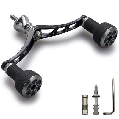 Рукоятка катушки HEIGHTEN 98 мм для спиннинговых катушек Shimano и Daiwa, серия TPE (Черный и бронзовый) (HT9301)