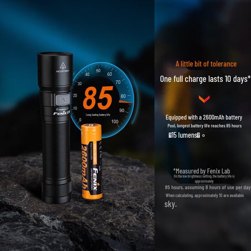 Магнитный светодиодный фонарик Fenix C5 с возможностью подзарядки