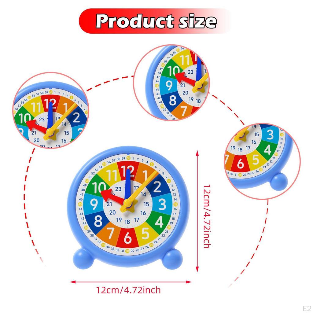 Обучающие часы игрушка время активность абакус, часы, минуты, учебные пособия, обучение распознаванию чисел для
