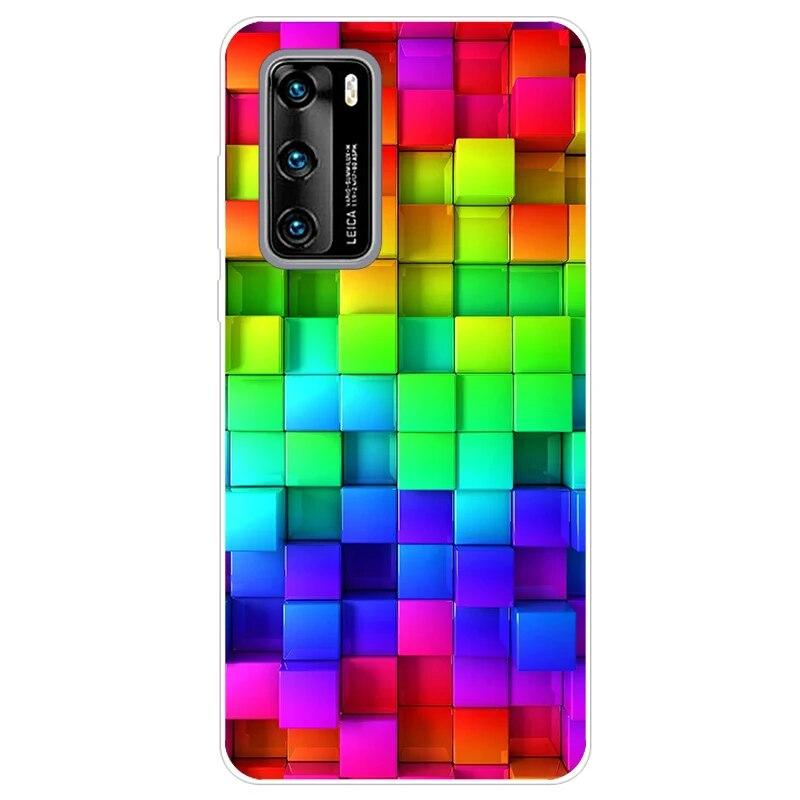 Lite Case For Huawei P40 Transparent Soft Tpu Protector Back Cover For Huawei P40 Lite E P 40 P40lite P40 Pro Cases Cover Bumper