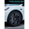 4PCS for New Model Y 2025-2026 Juniper 19in Turbine Style Hubcap Rim Cover Accessories Hub Cap Automobile Wheel Cap for Tesla