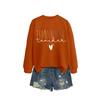 Womens Oversized Cotton Hoodie Loose Fit Winter Sweatshirt With Printed Design Casual Daily Wear