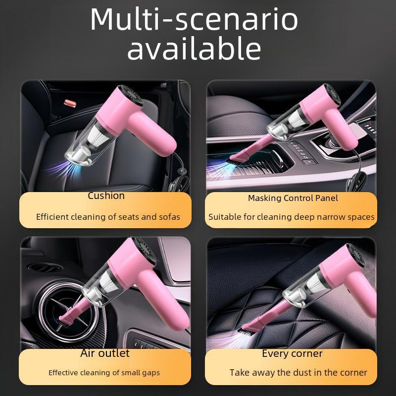 Мощный беспроводной автомобильный пылесос двойного назначения для дома и автомобиля, зарядка, ручной мини для уборки в помещении