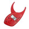 Red Body Measuring Tool Lcd Display Fat Analyzer Portable Fat Caliper Clip For Fitness Health Monitoring