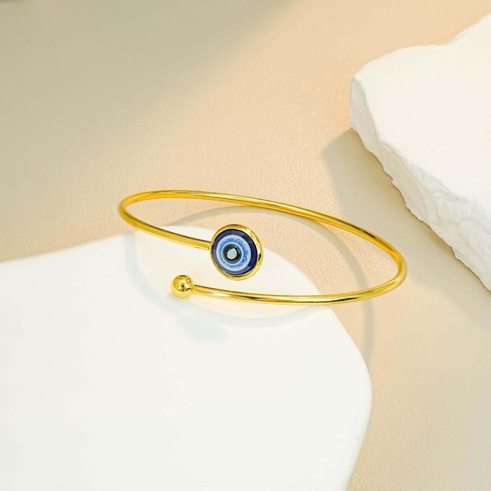 Personalized Demon Eye Bracelet Gothic Blue Eye Ring Adjustable Creative Bangle Special Occasions