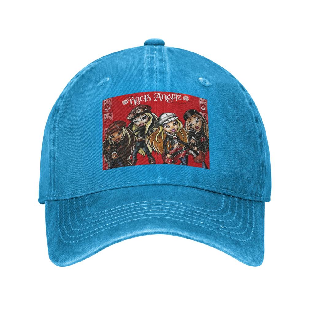 Братц Рок Ангелы Бейсболки Snapback Джинсовые Кепки Для улицы Регулируемая Кепка Спортивная Бейсболка Ковбойская Шляпа для Унисекс Женщин