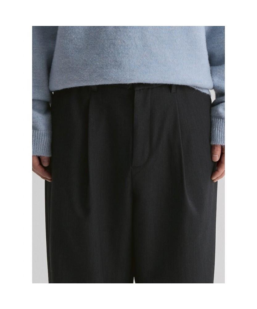 8SECONDS [Everyday Slacks] Wide Fit Spring Setup Slacks Ash