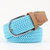 Pin Buckle Solid Canvas Strap Decoration Belt Men Women Canvas 1PC Unisex Clothing Accessories Knitted High Quality Elastic Belt  Jewelry Accessory
