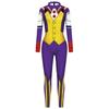 Adult Circus Performer Jumpsuit Full Body Costume One Piece Long Sleeve Bodysuit Stage Outfit for Halloween Party Role Play