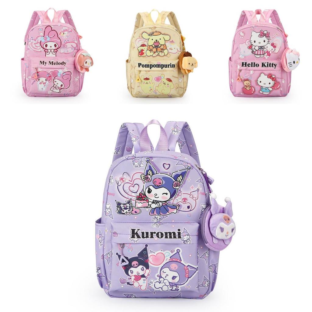 Kuromi Sanrio Hello Kitty My Melody Cartoon Pattern Backpack Children Gifts
