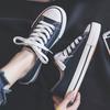 Обувь для женщин с низким верхом, кроссовки на платформе из вулканизированного холста, черные, на плоской подошве, для тенниса, для женщин, классические, для студентов, для пар, для скейтборда