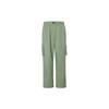 High-Waisted Twill Cargo Pants Women Bottoms Green DO7210-386