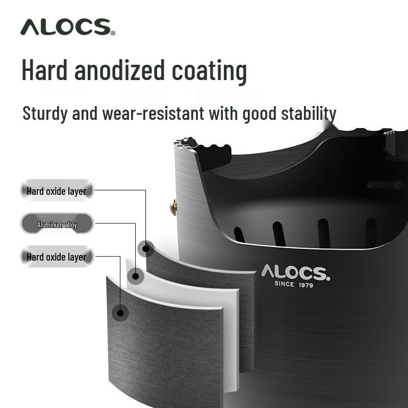 Комплект портативной посуды Alocs для улицы