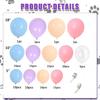 122 шт. Синий Декор для вечеринки по случаю дня рождения Арка из воздушных шаров Гирлянда Набор Розовый Телесный Синий Арка из воздушных шаров Шар для мальчика Девочки Детский душ Синяя тема День рождения