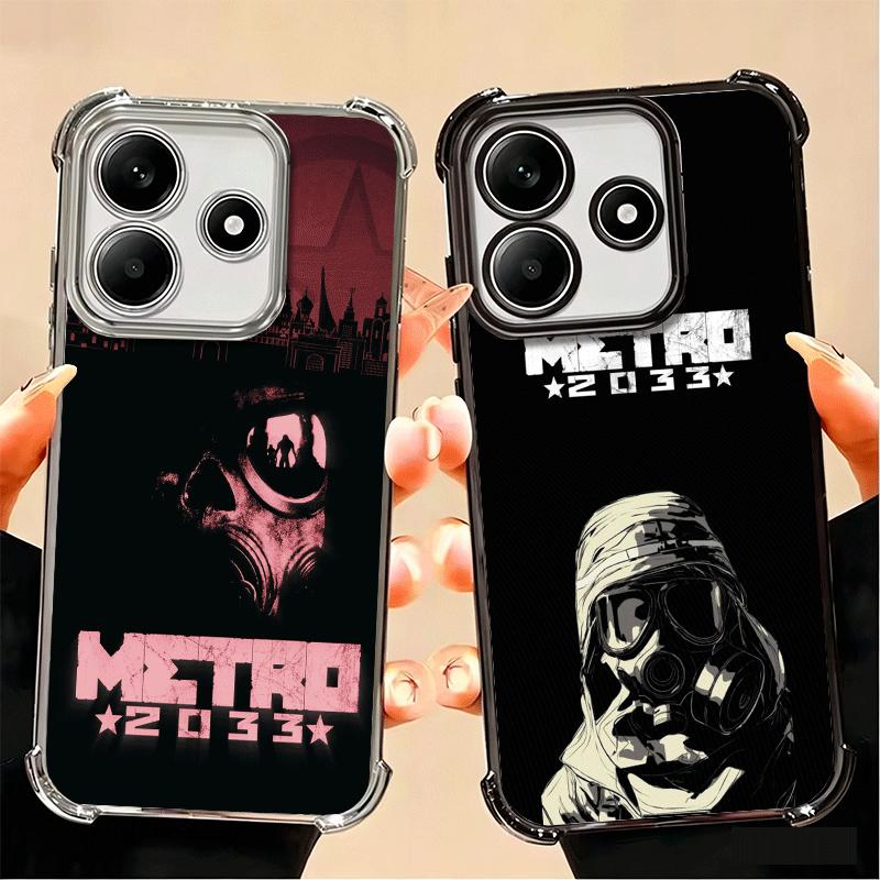 Мягкий чехол для телефона Metro 2033 для Xiaomi Poco X7 X8 Pro Max X6 X5 X3 F8 Ultra F7 M8 M7 M5S Redmi 15C 15A 15 14C 13C 12C 13 12