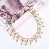 Women Anklet Rhinestone Tassel All Match Vintage Style Lady Anklet Chain Birthday Gift