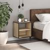 VidaXL Wall-mounted Bedside Table Sonoma Oak 40x31x39.5 Cm, Cabinet, Side Table, Bed Cabinet, Bedside Cabinet, Table 848746