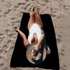 TOMORROWLAND Music Microfiber Blanket Quick Drying Beach Towels Oversized Printing Super Absorbent Pool Towel Blanket