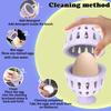 Yousheng 2Pcs Силиконовый очиститель для яиц Многоразовая мойка яиц Портативная щетка для чистки яиц Инструмент для чистки фруктов и овощей