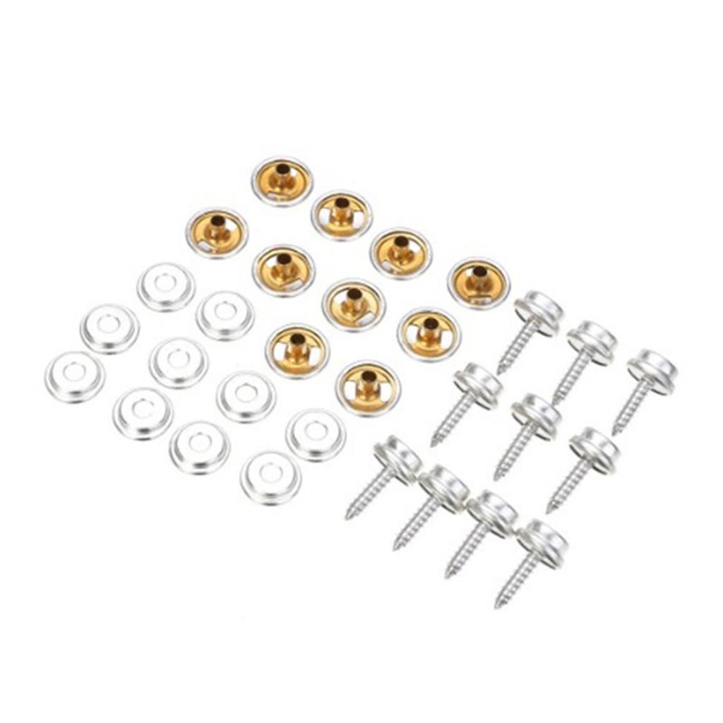 10/25pcs Snap Fastener Kit Tent Marine Boat Furniture Canvas Cover Tools Stainless Sockets Button Car Canopy Accessories
