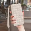 Redmi 14C 13C A3 Flip Case for Fundas Xiaomi Redmi Note 14 Pro 13 Pro+ Plus Poco C75 Cases Luxury Checkered Leather Wallet Cover