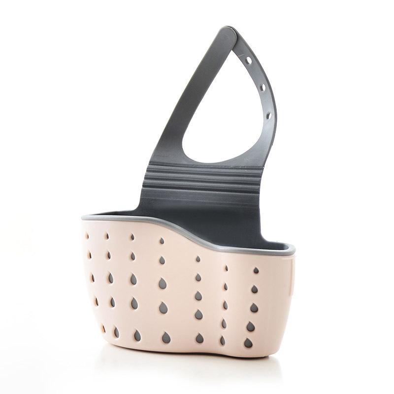 Kitchen Sink Holder Hanging Drain Basket Adjustable Soap Sponge Shelf Organizer Bathroom Faucet Holder Rack Kitchen Accessories